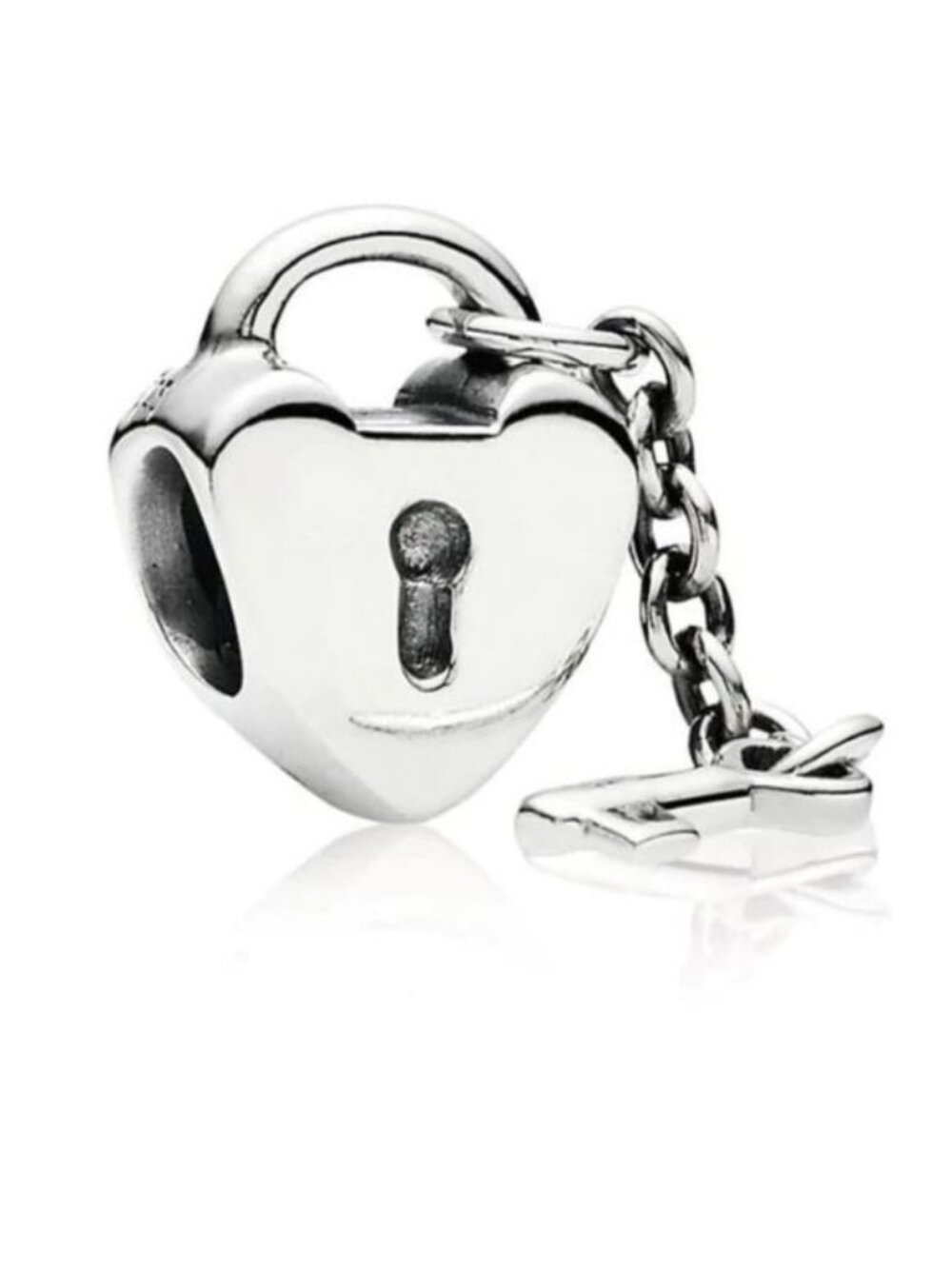 Pandora Heart Lock + Key 790971 Sterling Silver 925 ALE